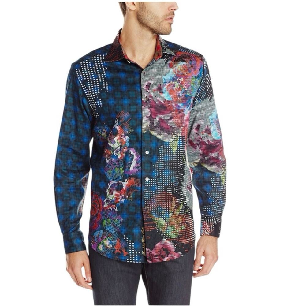 Robert Graham Limited Edition Dress Shirt “In Full Bloom” Size 2XL.  #790/1621